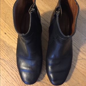 Isabel Marant Dicker Black Leather Boots Size 37